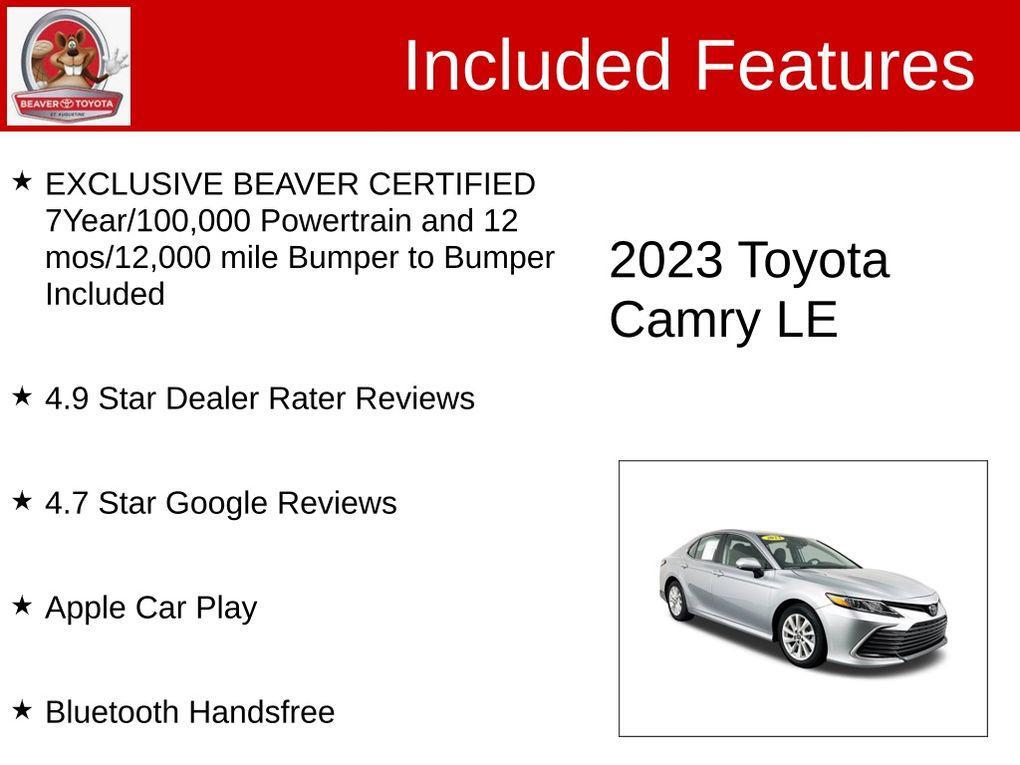 used 2023 Toyota Camry car, priced at $21,300