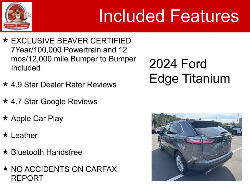 used 2024 Ford Edge car, priced at $27,800