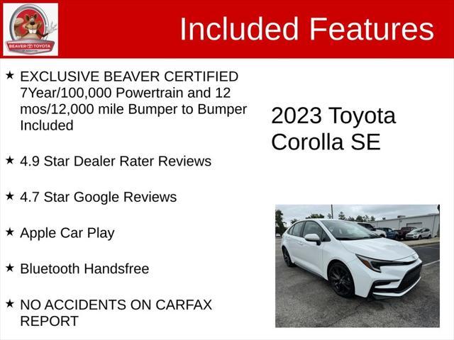 used 2023 Toyota Corolla car, priced at $22,500