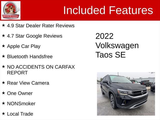 used 2022 Volkswagen Taos car, priced at $22,800