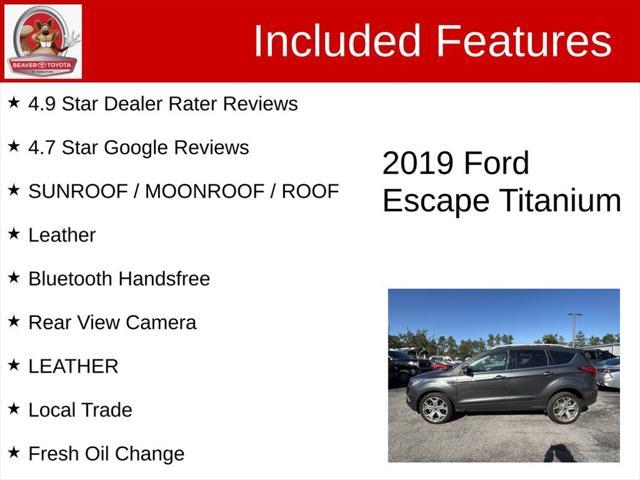 used 2019 Ford Escape car, priced at $14,400