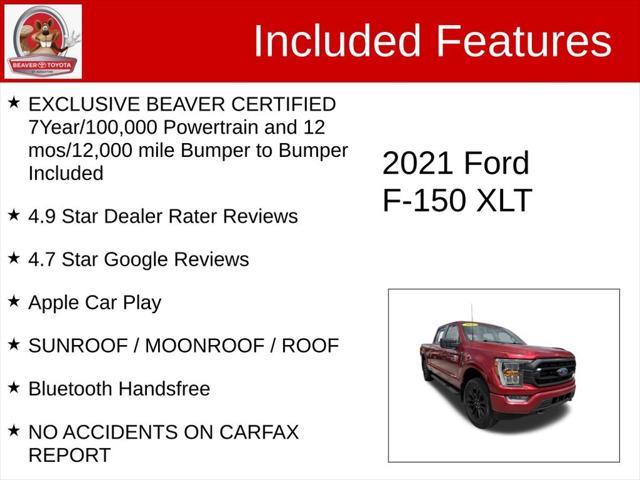 used 2021 Ford F-150 car, priced at $34,700