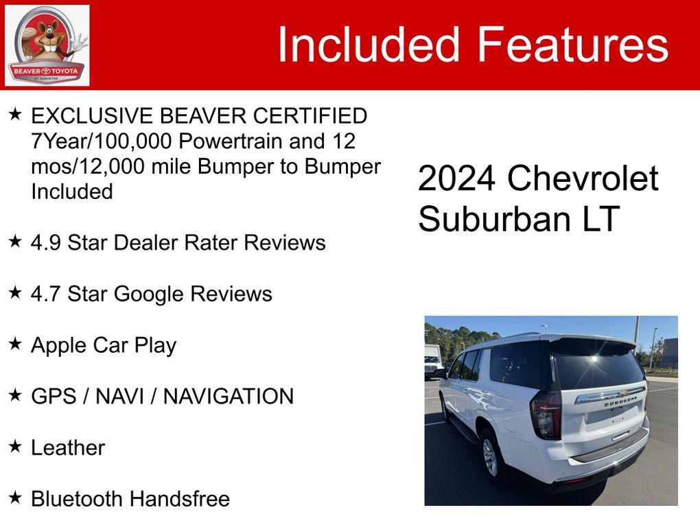 used 2024 Chevrolet Suburban car, priced at $50,600