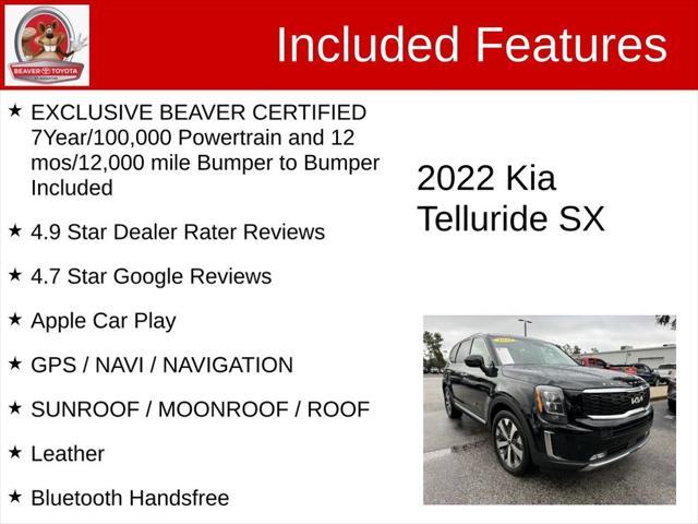 used 2022 Kia Telluride car, priced at $32,900