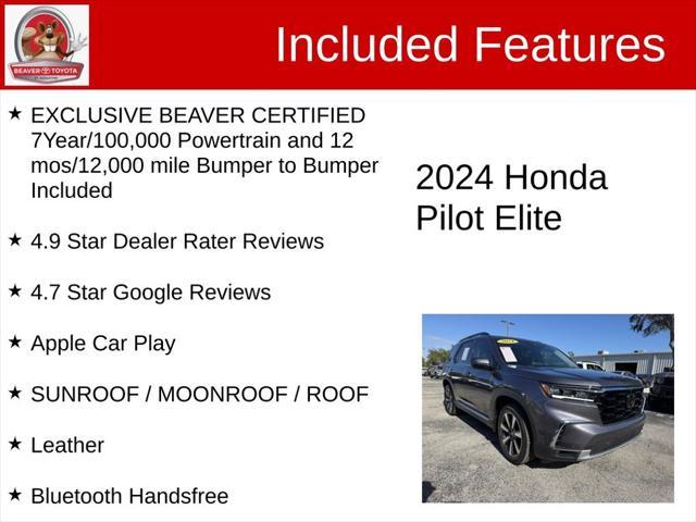 used 2024 Honda Pilot car, priced at $54,500