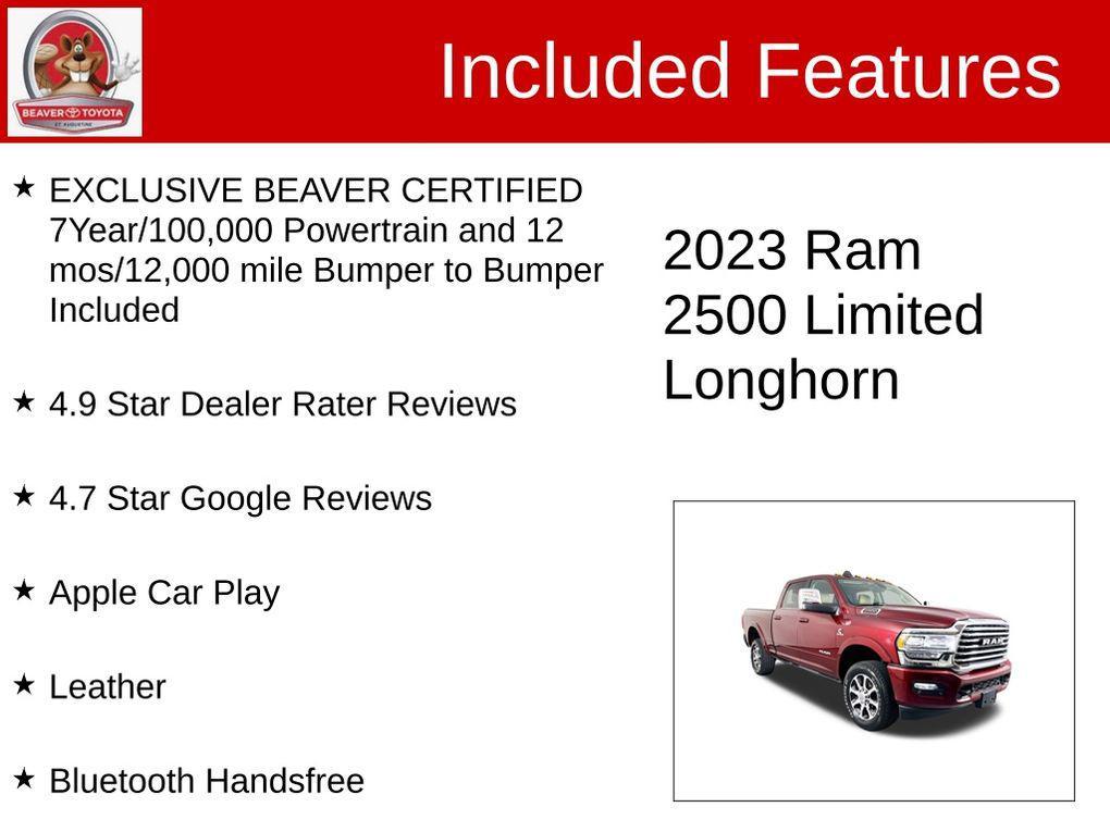 used 2023 Ram 2500 car, priced at $62,900