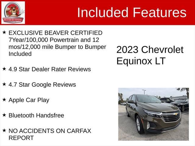 used 2023 Chevrolet Equinox car, priced at $21,800