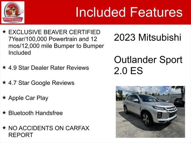 used 2023 Mitsubishi Outlander Sport car, priced at $19,900