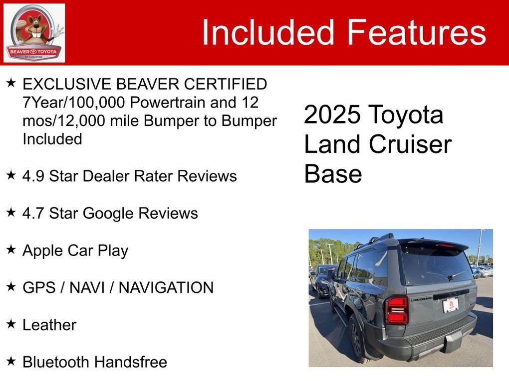 used 2025 Toyota Land Cruiser car, priced at $65,300