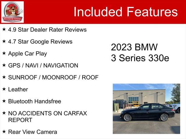 used 2023 BMW 330e car, priced at $30,900