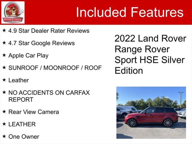 used 2022 Land Rover Range Rover Sport car, priced at $47,600
