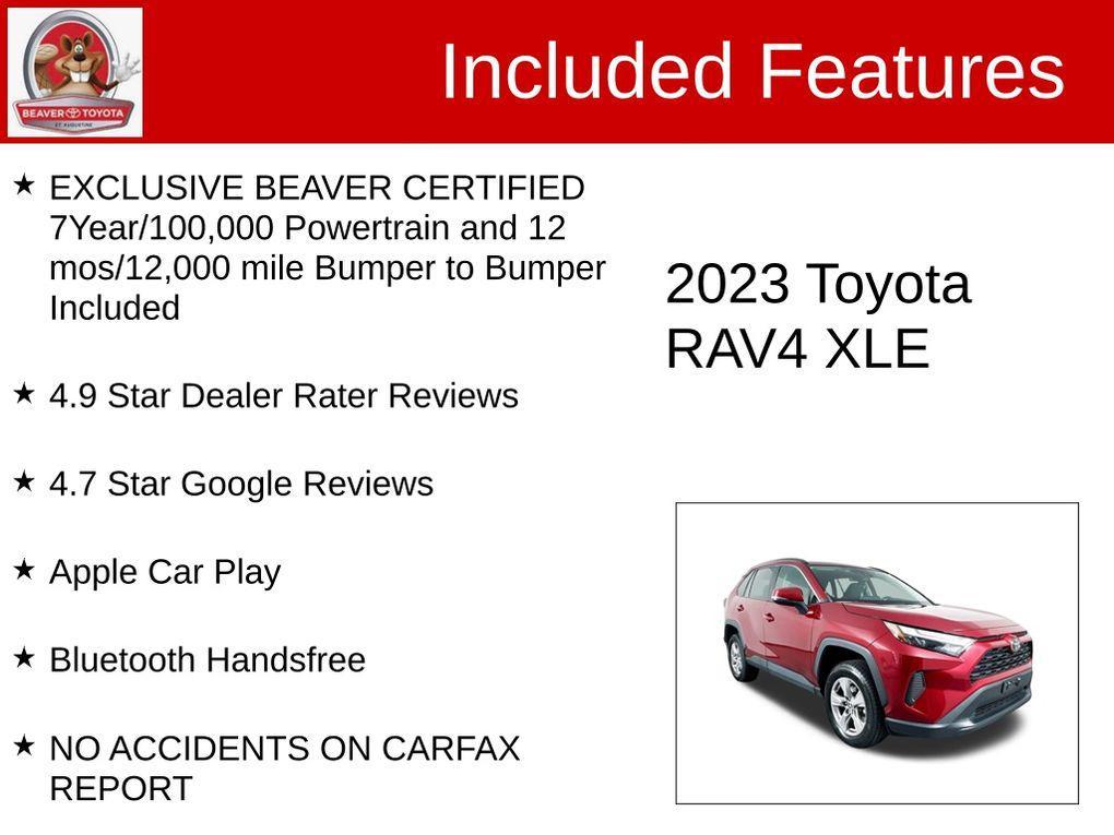 used 2023 Toyota RAV4 car, priced at $25,500