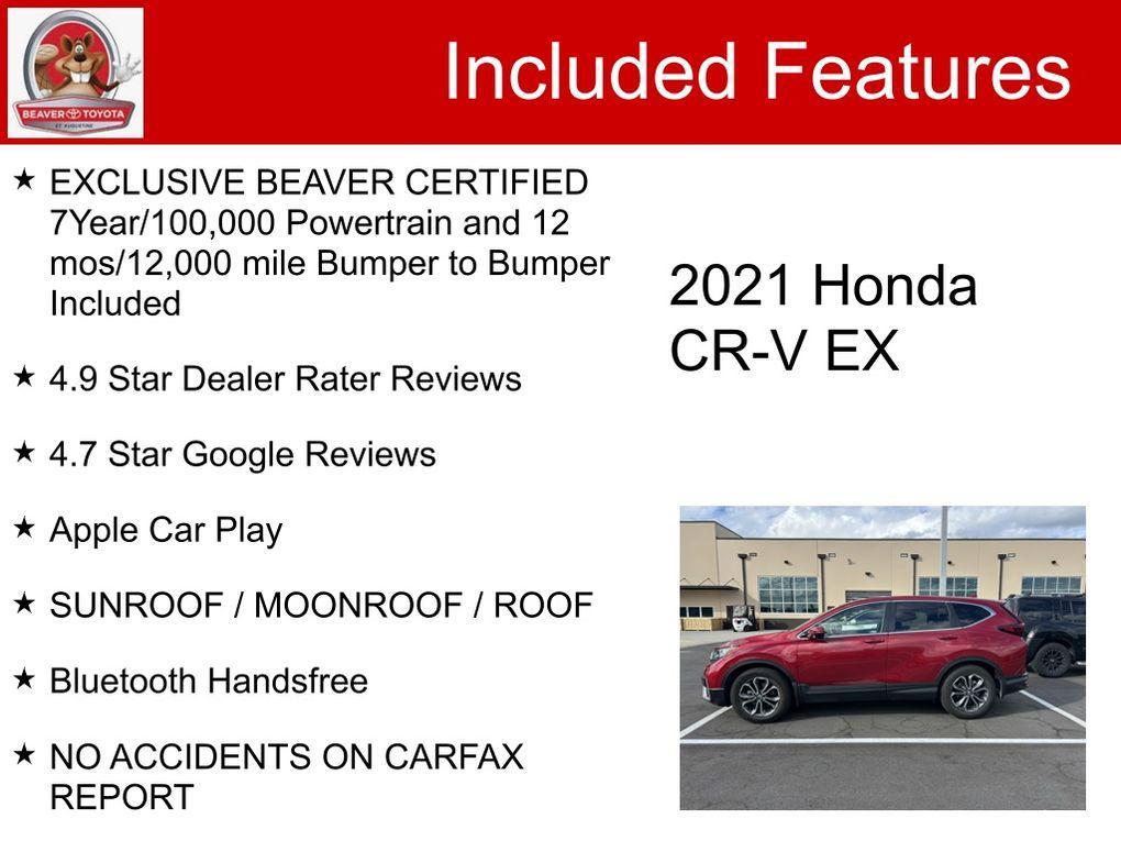 used 2021 Honda CR-V car, priced at $24,100