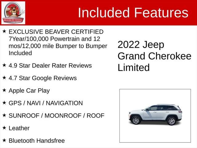 used 2022 Jeep Grand Cherokee car, priced at $28,600