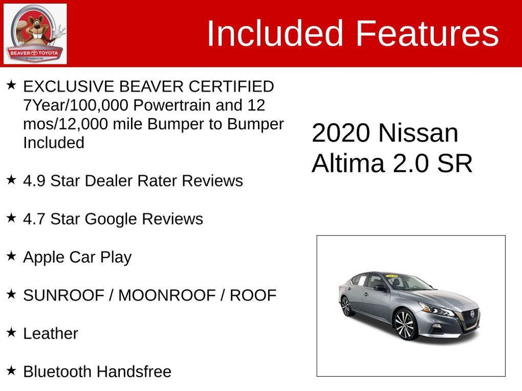 used 2020 Nissan Altima car, priced at $16,600