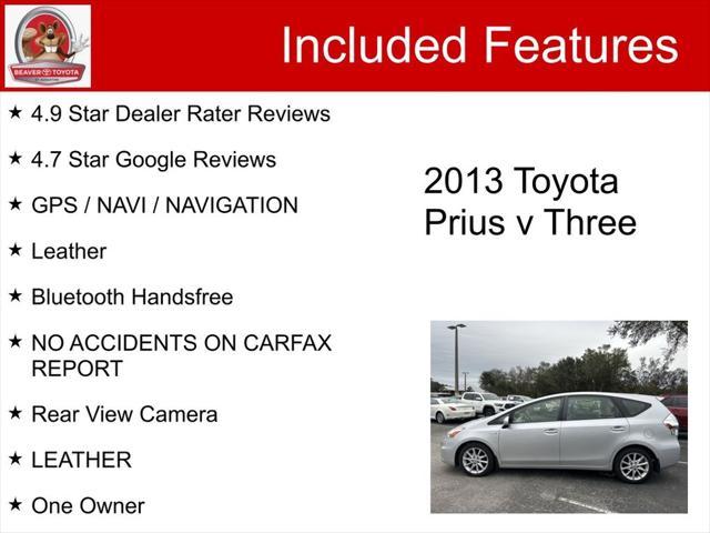 used 2013 Toyota Prius v car, priced at $10,500