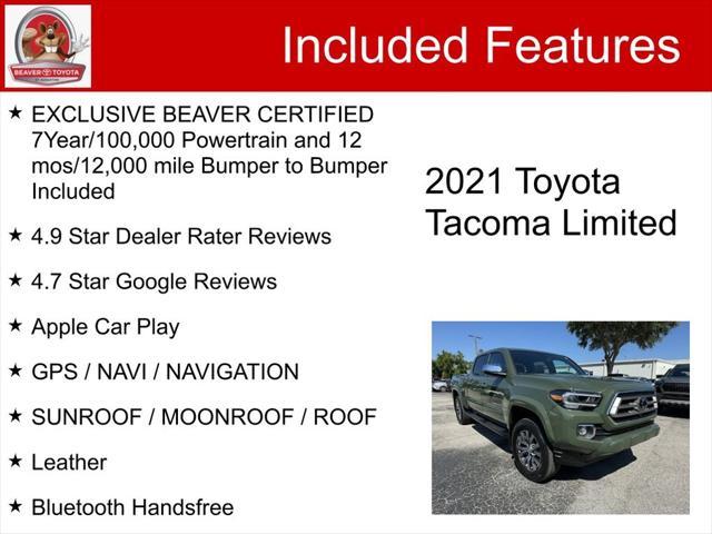 used 2021 Toyota Tacoma car, priced at $41,400