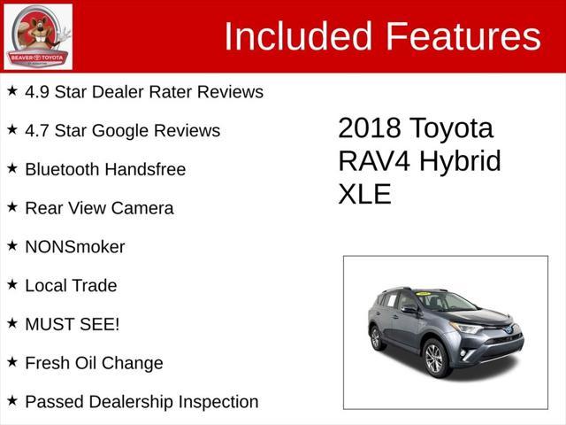 used 2018 Toyota RAV4 Hybrid car, priced at $20,100