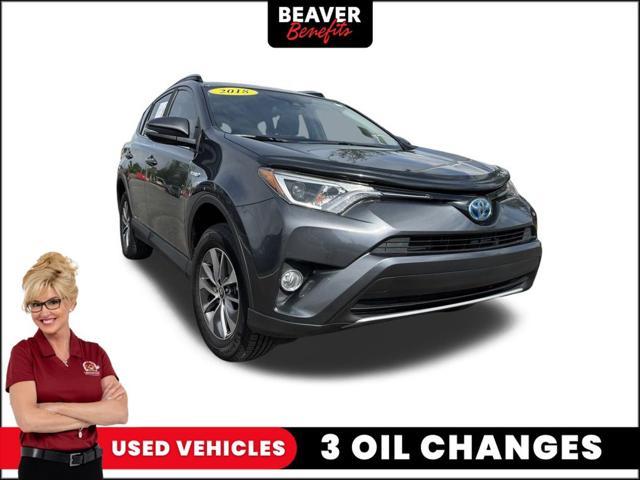 used 2018 Toyota RAV4 Hybrid car, priced at $20,100