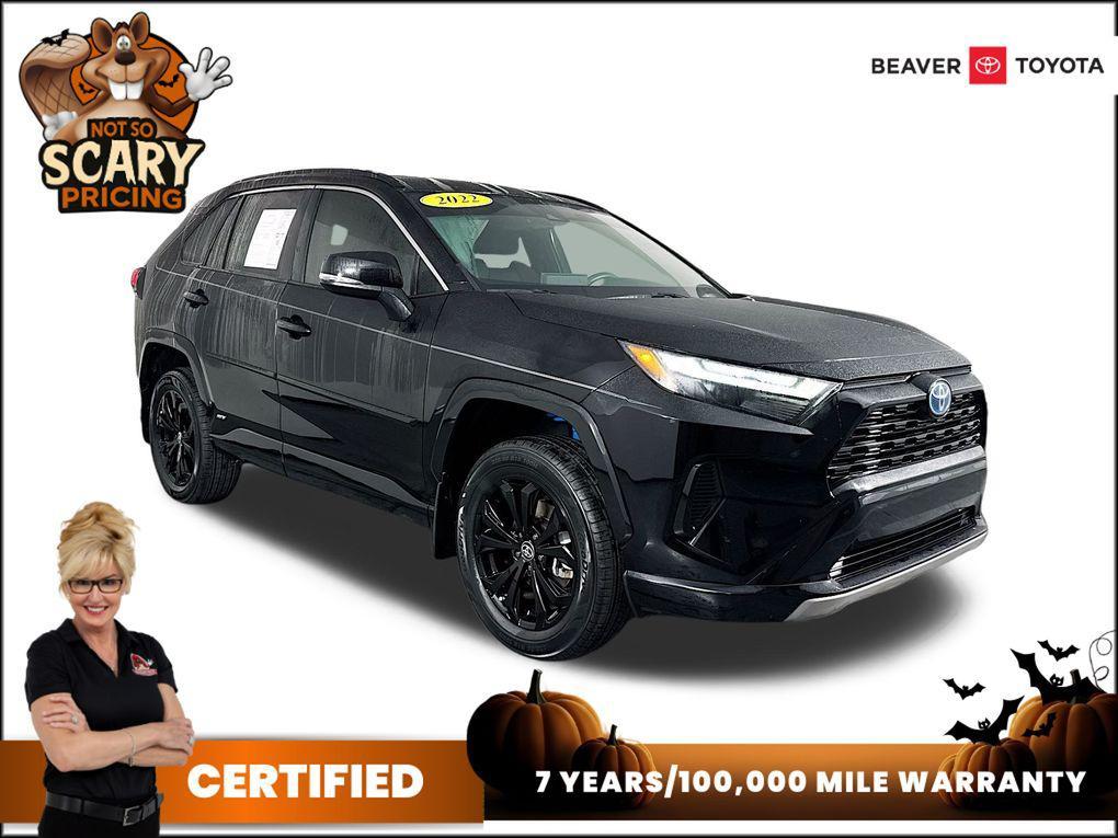 used 2022 Toyota RAV4 Hybrid car, priced at $30,500