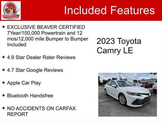 used 2023 Toyota Camry car, priced at $26,300