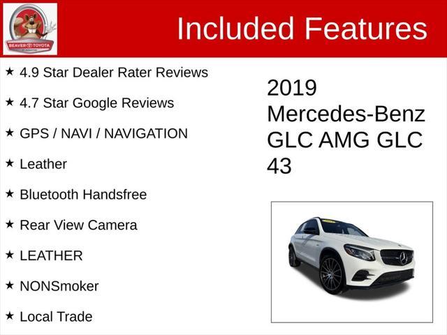 used 2019 Mercedes-Benz AMG GLC 43 car, priced at $33,600