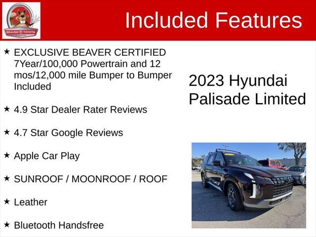 used 2023 Hyundai Palisade car, priced at $37,800