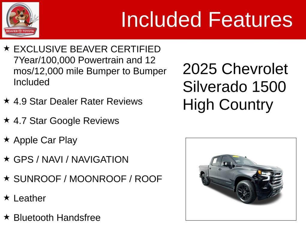 used 2025 Chevrolet Silverado 1500 car, priced at $60,600