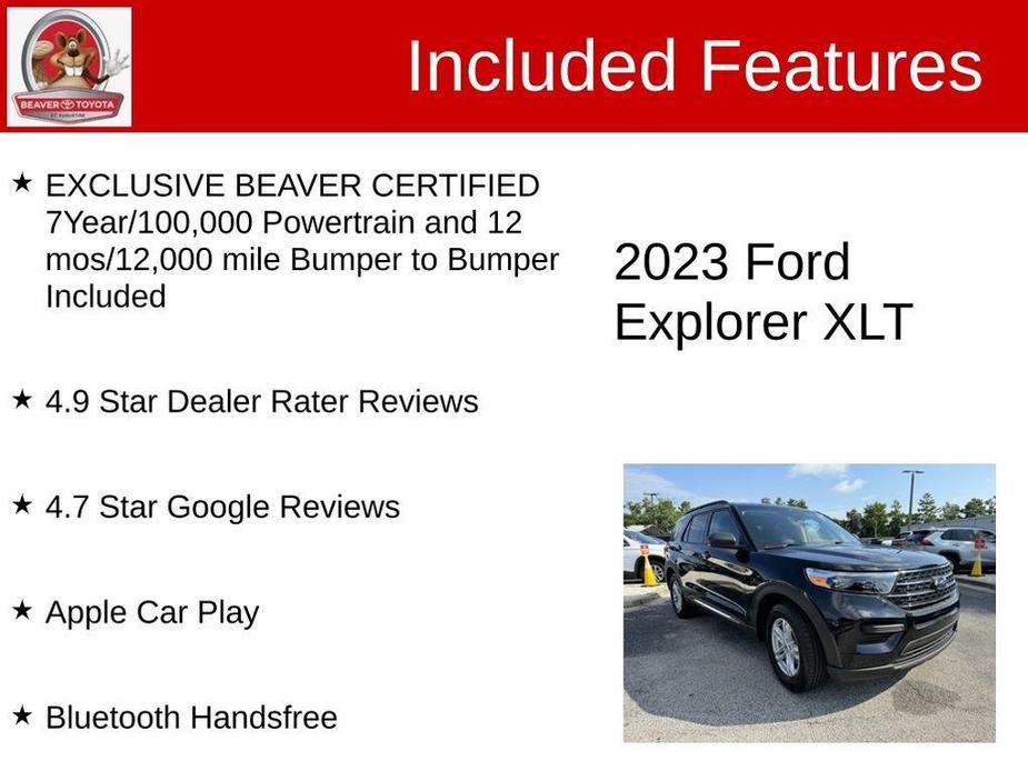 used 2023 Ford Explorer car, priced at $30,900