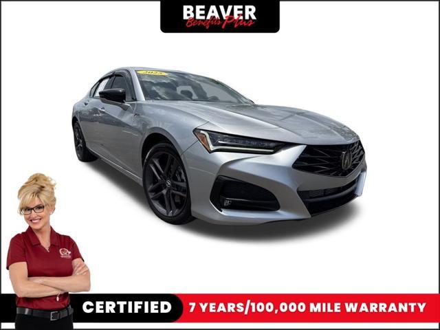 used 2025 Acura TLX car, priced at $49,400