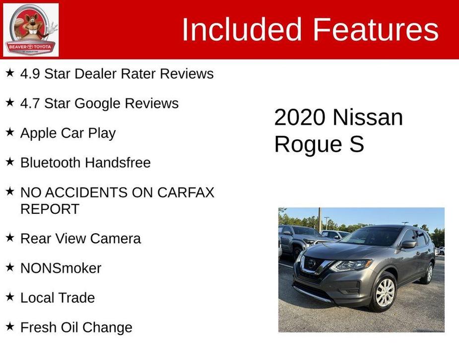 used 2020 Nissan Rogue car, priced at $15,600
