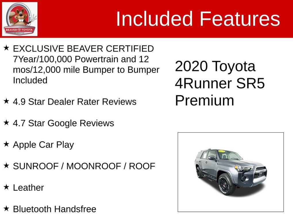 used 2020 Toyota 4Runner car, priced at $38,200