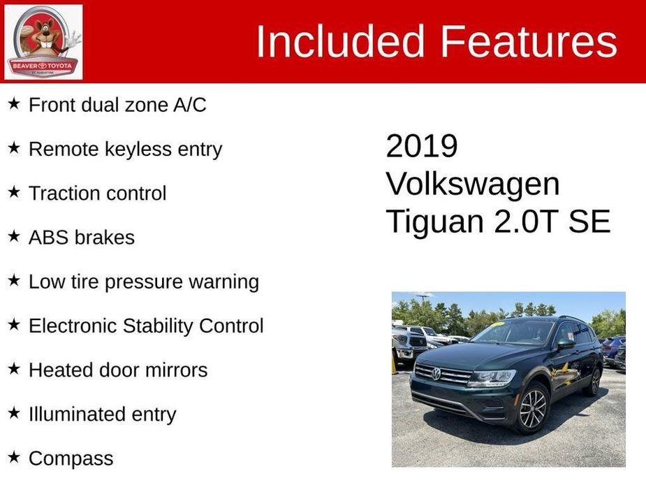 used 2019 Volkswagen Tiguan car, priced at $20,199