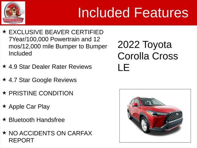 used 2022 Toyota Corolla Cross car, priced at $23,300