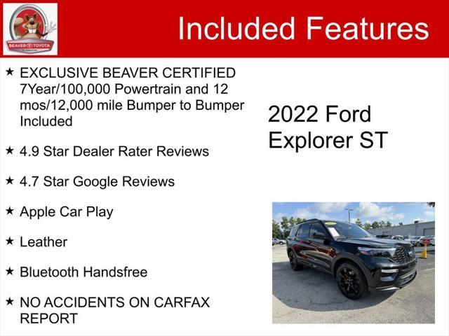 used 2022 Ford Explorer car, priced at $40,200