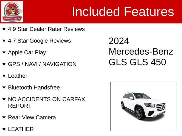 used 2024 Mercedes-Benz GLS 450 car, priced at $71,200