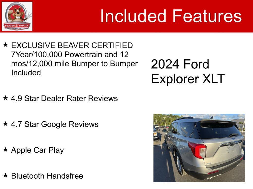 used 2024 Ford Explorer car, priced at $26,900
