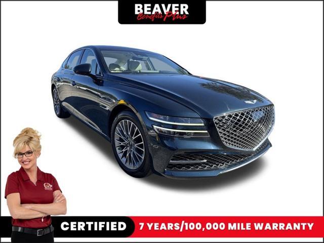 used 2021 Genesis G80 car, priced at $33,500