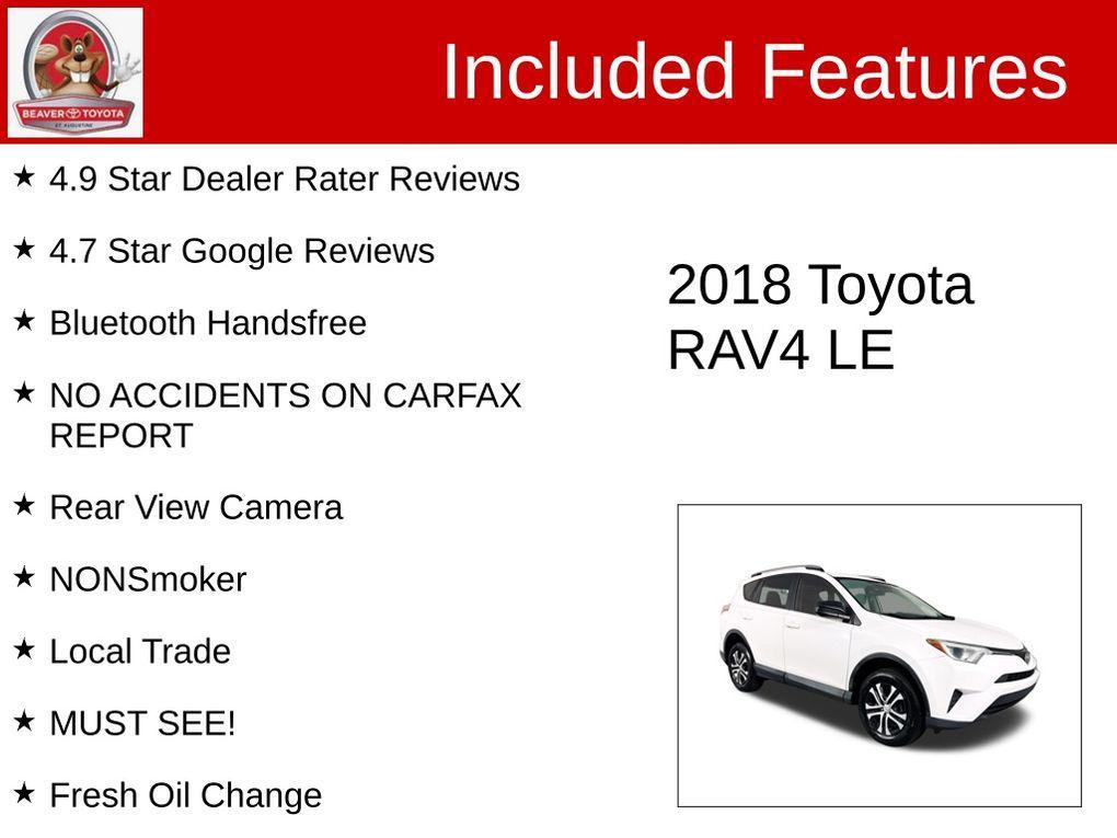 used 2018 Toyota RAV4 car, priced at $13,900