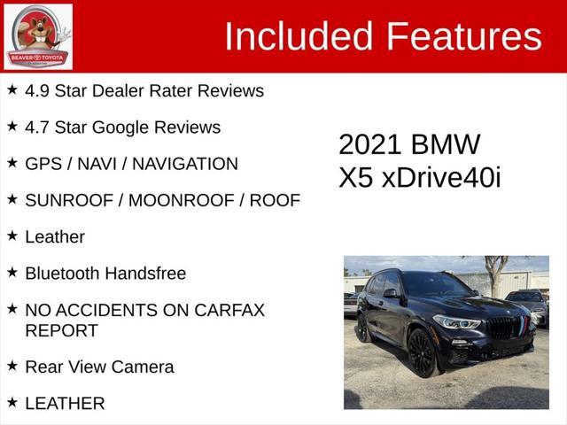 used 2021 BMW X5 car, priced at $42,900