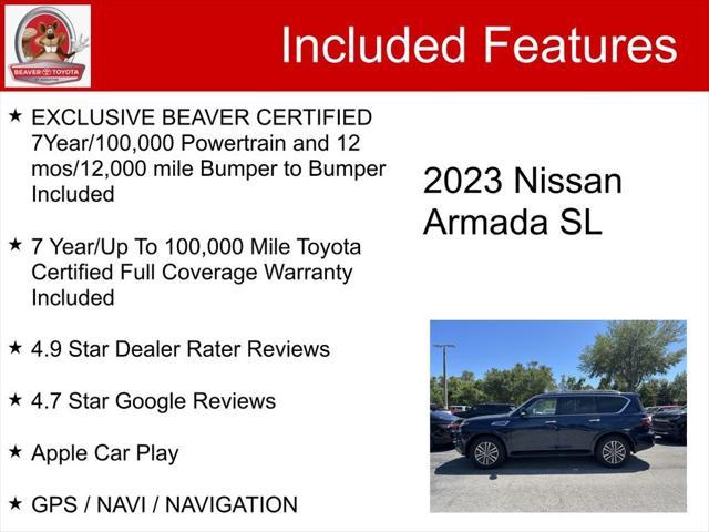 used 2023 Nissan Armada car, priced at $37,600