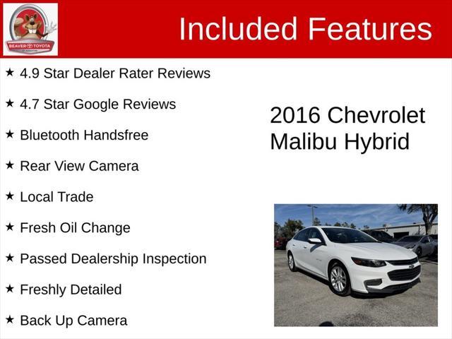 used 2016 Chevrolet Malibu Hybrid car, priced at $12,300