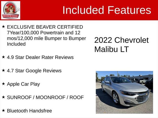 used 2022 Chevrolet Malibu car, priced at $16,800