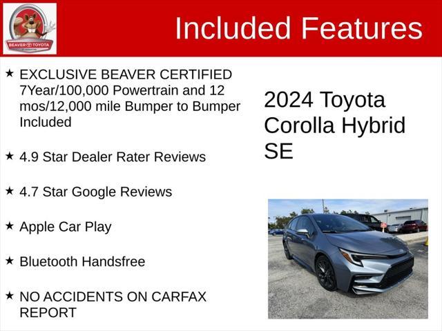 used 2024 Toyota Corolla Hybrid car, priced at $23,300