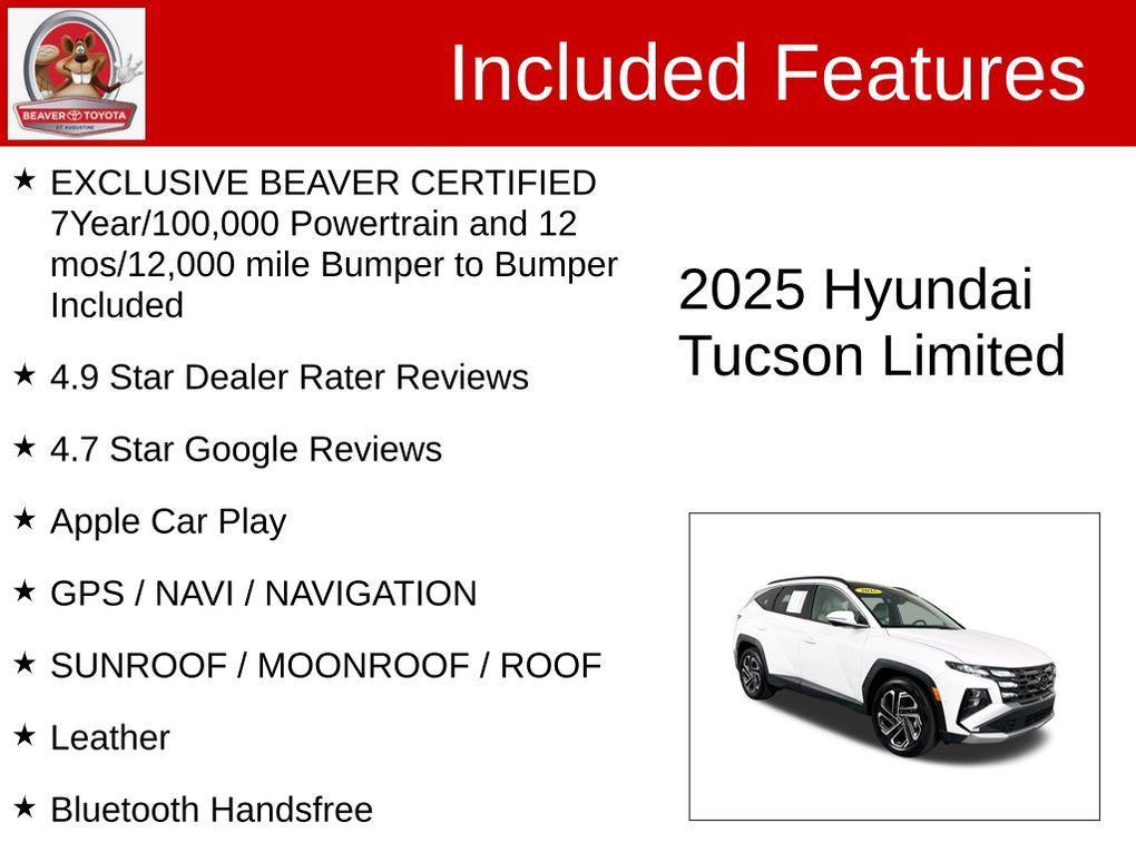 used 2025 Hyundai Tucson car, priced at $31,500