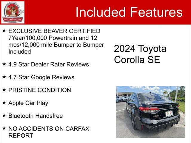 used 2024 Toyota Corolla car, priced at $24,100