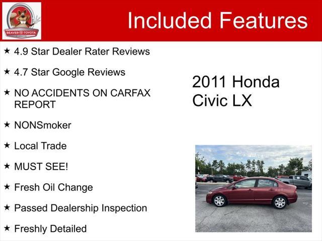 used 2011 Honda Civic car, priced at $10,500