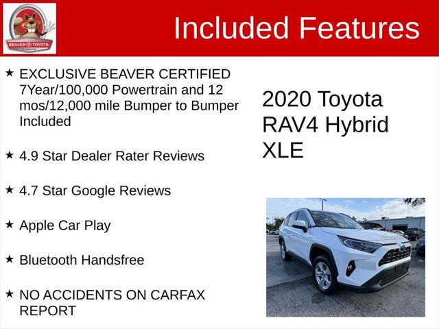 used 2020 Toyota RAV4 Hybrid car, priced at $23,800