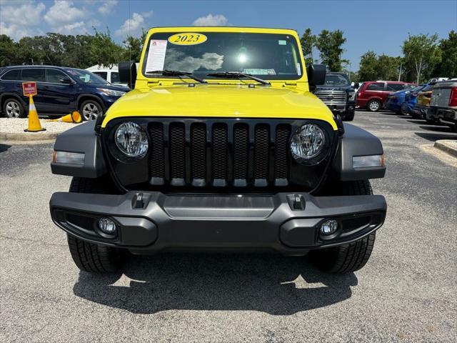 used 2023 Jeep Wrangler car, priced at $34,900