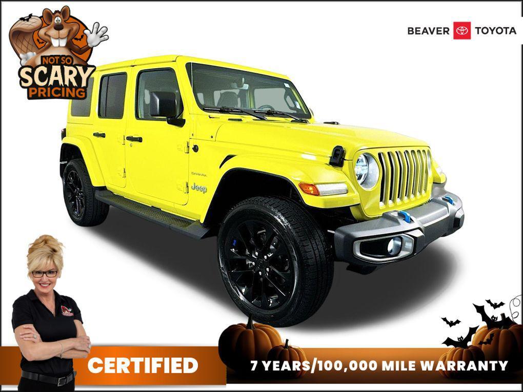 used 2023 Jeep Wrangler 4xe car, priced at $37,500